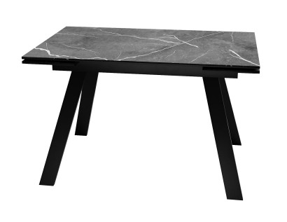 Стол DikLine DKL140 Керамика Черный мрамор/опоры черные (2 уп.)