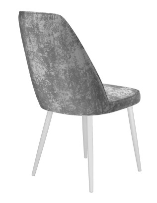 Стул DikLine 326 M13 светло-серый, ножки белые