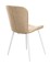Стул DikLine 303 B03 BEIGE, ножки белые