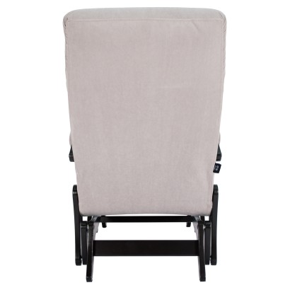 Кресло-маятник Модель 68 (97х59х88) в скандинавском стиле, ультра смок, венге