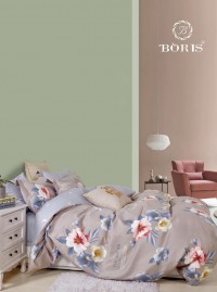 Комплект постельного белья на резинке Bodroom 1.5 сп., 2 сп., евро, семейный арт. R-037