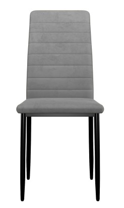 Стул DikLine ТЕКС каркас черный/ B22 GREY