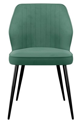 Стул DikLine 222М микровелюр Z39 авокадо, ножки черные