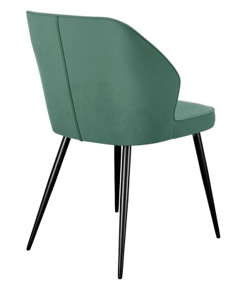 Стул DikLine 222М микровелюр Z39 авокадо, ножки черные