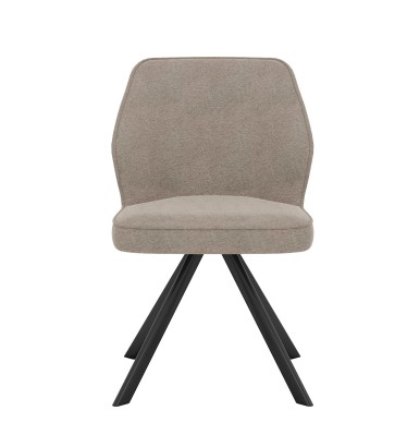 Стул DikLine 233 поворотный NS04 CREAM, ножки черные