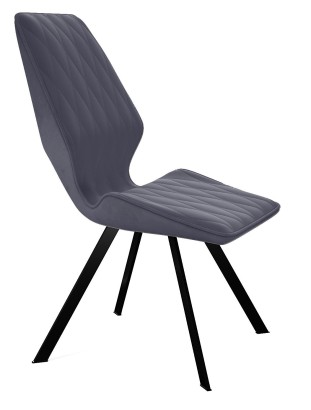 Стул DikLine 243 B28 ANTRACITE поворотный/ ножки черные