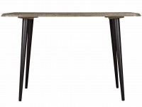 Стол журнальный BeautyStyle 4 (50х80х50) в стиле лофт, дуб крымский состаренный, венге