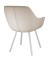 Стул DikLine 252 М поворотный, B03 BEIGE, ножки белые