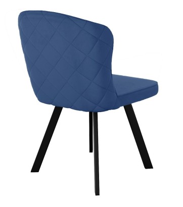 Стул DikLine 219 поворотный, B8 BLUE, ножки черные