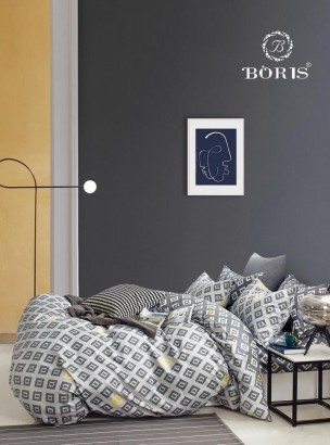 Комплект постельного белья на резинке Bodroom 1.5 сп., 2 сп., евро, семейный арт. R-039