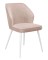 Стул DikLine 222М B03 BEIGE, ножки белые