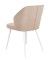 Стул DikLine 222М B03 BEIGE, ножки белые