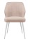 Стул DikLine 222М B03 BEIGE, ножки белые