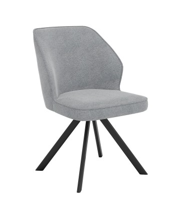 Стул DikLine 233 поворотный NS10 GREY, ножки черные