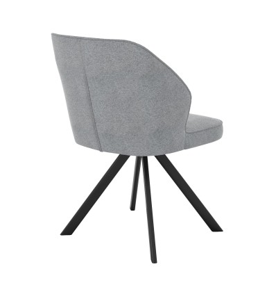 Стул DikLine 233 поворотный NS10 GREY, ножки черные