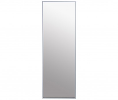 Зеркало настенное в раме Сельетта-6 (110х40х0,9) в классическом стиле, матовое серебро