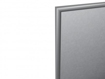 Зеркало настенное в раме Сельетта-6 (110х40х0,9) в классическом стиле, матовое серебро