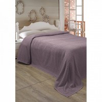 Покрывало махровое Point T-19144P, 160x220 фиолетовый арт. T-19144P