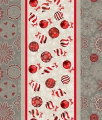 Скатерть-дорожка, рисунок Рождество 50х220 красный арт. 30053-1