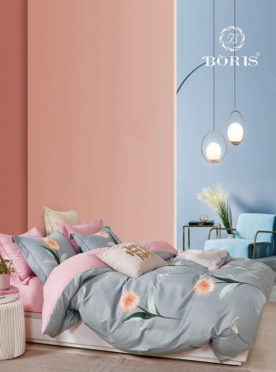 Комплект постельного белья на резинке Bodroom 1.5 сп., 2 сп., евро, семейный арт. R-040