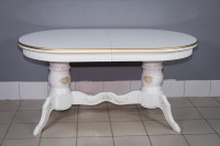 Кухонный стол Лапка Венге с золотом