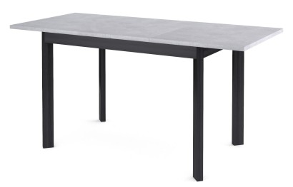 Стол DikLine L110 Бетон (ЛДСП EGGER)/Опоры черный