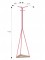 Вешалка напольная Галилео 213 (172,5х51х44) в стиле техно, розовый, шимо