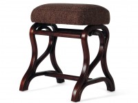 Банкетка Диана/рогожка (53х43х40) в стиле прованс, темно-коричневый, коричневая Банкетка Диана/рогожка (53х43х40) в стиле прованс, темно-коричневый, коричневая