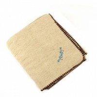 Одеяло Эко Жаккард 50% шерсть, 50% лен 140x205 арт. Odeylo wool len