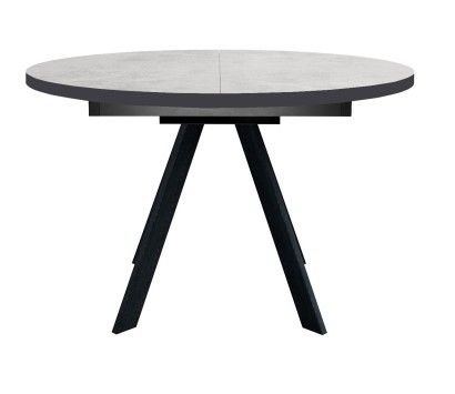 Стол DikLine RD100 Хромикс белый/опоры черные