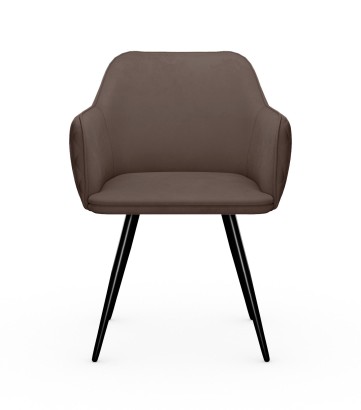 Стул DikLine 277 поворотный E09 капучино, ножки черные