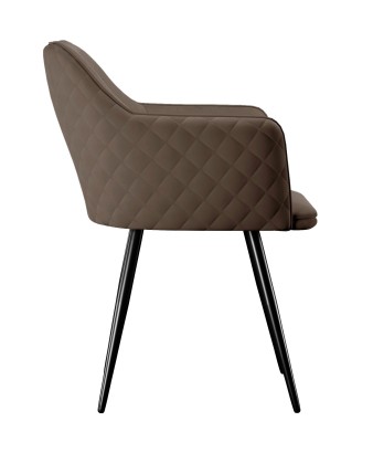 Стул DikLine 277 поворотный E09 капучино, ножки черные