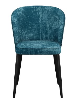 Стул DikLine 348 поворотный M19 бирюза, ножки черные