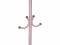 Вешалка напольная Пико 4 (181х41х41) в классическом стиле, розовый