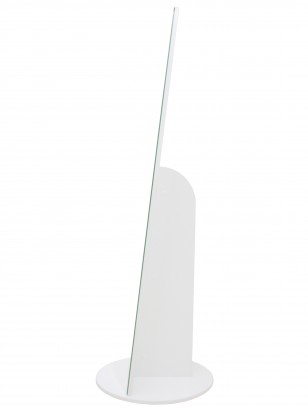 Зеркало напольное Стелла 1 (157,8х40,4х50,4) в классическом стиле, белый