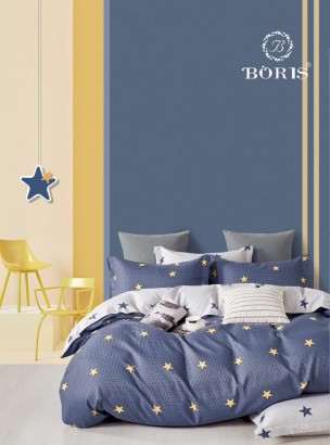 Комплект постельного белья на резинке Bodroom 1.5 сп., 2 сп., евро, семейный арт. R-042