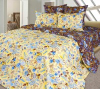 Комплект постельного белья КПБ Подарок коричневый Бязь арт. Present