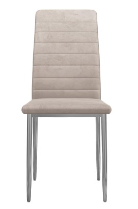 Стул DikLine ТЕКС каркас хром/ B03 BEIGE