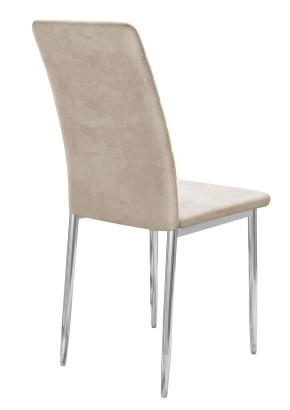 Стул DikLine ТЕКС каркас хром/ B03 BEIGE