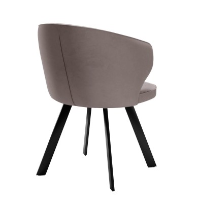 Стул DikLine 249 поворотный, B5 LATTE, ножки черные