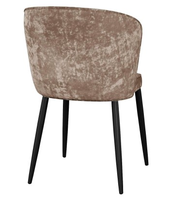 Стул DikLine 348 поворотный M05 шоколад, ножки черные