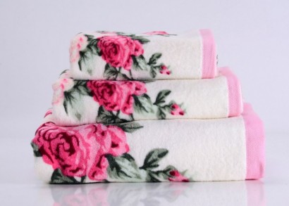 Полотенце банное 40x70 розовый арт. Rosy-1