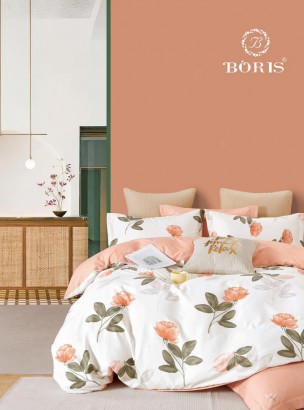 Комплект постельного белья на резинке Bodroom 1.5 сп., 2 сп., евро, семейный арт. R-043