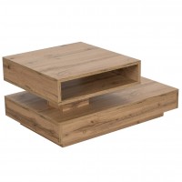 Стол журнальный Till, (40,5х85х55) в стиле лофт, дуб вотан Стол журнальный Till, (40,5х85х55) в стиле лофт, дуб вотан