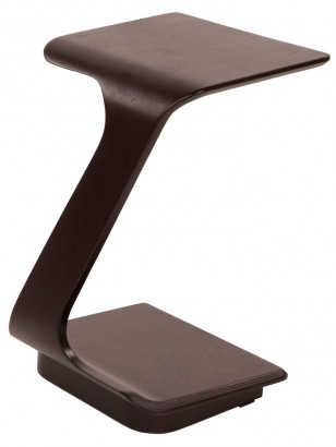 Стол журнальный приставной Неро (64х49х42) в скандинавском стиле, орех