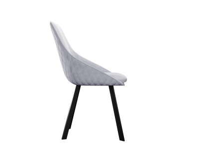 Стул DikLine 246 поворотный, Z46 перламутр, ножки черные